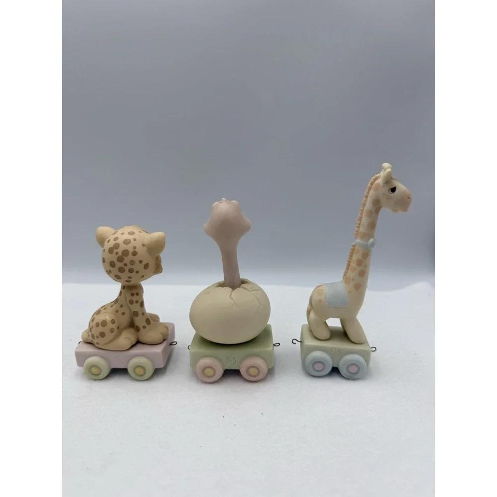 Enesco Precious Moments Birthday Train Newborn - 8‎ Yrs old & Clown VTG 1985
